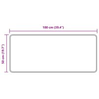 Vloerkleedloper MARSA Wit 50 x 150 cm Polyester en PVC 7