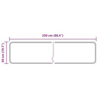 Vloerkleedloper MARSA Zwart 50 x 250 cm Polyester en PVC 7