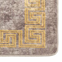 Vloerkleedloper MARSA Grijs 80 x 100 cm Polyester en PVC 5