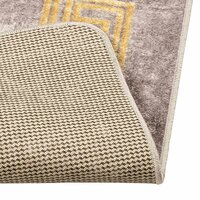 Vloerkleedloper MARSA Grijs 100 x 100 cm Polyester en PVC 4