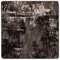 Vloerkleedloper MARSA Zwart 100 x 100 cm Polyester en PVC 2