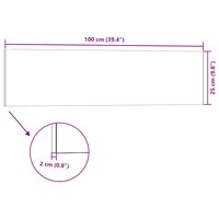 Wandpanelen 10 pcs Antraciet 100 x 25 cm EPS-schuim 5