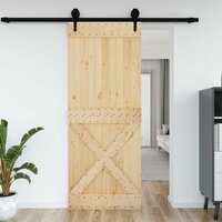 Deur NARVIK Naturel 90 x 210 cm Massief Grenenhout 4