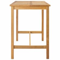 Bartafel Naturel 150 x 75 x 105 cm Massief Teakhout 4