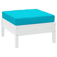 Palletkussen 60x60x8 cm oxford stof turquoise 3