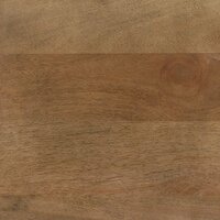 Wandspiegel walnootbruin 70 x 50 cm Bewerkt hout en glas 9