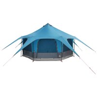 Gezinstent Blauw 5-persoons 185T Polyester met PU Coating 6