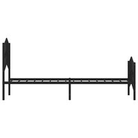 Bedframe met hoofd- en voeteneinde&nbsp;metaal zwart 100x190 cm 7