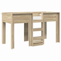 Stapelbed voor Kinderen Sonoma Eiken 75 x 190 cm Bewerkt hout 2