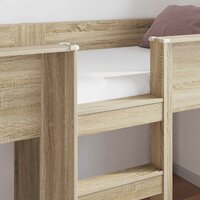 Stapelbed voor Kinderen Sonoma Eiken 75 x 190 cm Bewerkt hout 3
