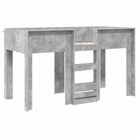 Stapelbed voor Kinderen Beton Grijs 75 x 190 cm Bewerkt hout 4