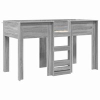 Stapelbed voor Kinderen Grijs Sonoma 75 x 190 cm Bewerkt hout 4
