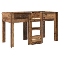 Stapelbed voor Kinderen Oudhout 75 x 190 cm Bewerkt hout 4