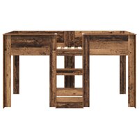 Stapelbed voor Kinderen Oudhout 75 x 190 cm Bewerkt hout 5