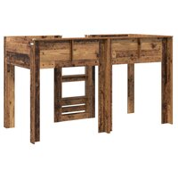 Stapelbed voor Kinderen Oudhout 75 x 190 cm Bewerkt hout 7