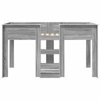 Stapelbed voor Kinderen Grijs Sonoma 90 x 190 cm Bewerkt hout 5