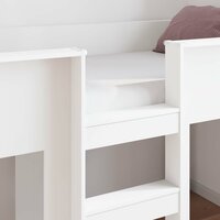 Stapelbed voor Kinderen met opslag Wit 80 x 200 cm Bewerkt hout 3