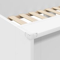 Stapelbed voor Kinderen met opslag Wit 80 x 200 cm Bewerkt hout 8