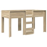 Stapelbed voor Kinderen Sonoma Eiken 80 x 200 cm Bewerkt hout 4
