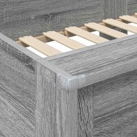 Stapelbed voor Kinderen Grijs Sonoma 80 x 200 cm Bewerkt hout 8