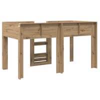 Stapelbed voor Kinderen Artisan Eiken 80 x 200 cm Bewerkt hout 7