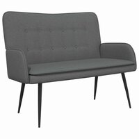 2-Zits Sofa Donkergrijs 115 x 61 x 87 cm Stof 2