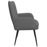 2-Zits Sofa Donkergrijs 115 x 61 x 87 cm Stof 5