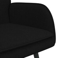2-Zits Sofa Zwart 115 x 61 x 87 cm Stof 7
