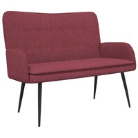 2-Zits Sofa Wijnrood 115 x 61 x 87 cm Stof 2