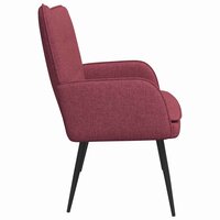 2-Zits Sofa Wijnrood 115 x 61 x 87 cm Stof 5