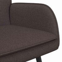 2-Zits Sofa Donkerbruin 115 x 61 x 87 cm Stof 7