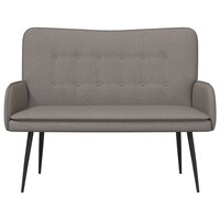 2-Zits Sofa Taupe 115 x 61 x 87 cm Stof 4