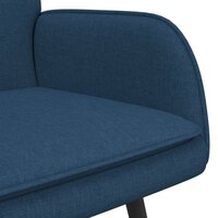 2-Zits Sofa Blauw 115 x 61 x 87 cm Stof 7