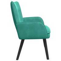 Twee Persoons Sofa Turquoise 115 x 61 x 87 cm Fluweel 5