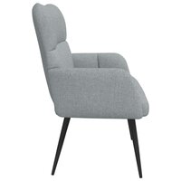 Twee Persoons Sofa Lichtgrijs 115 x 61 x 87 cm Stof 5