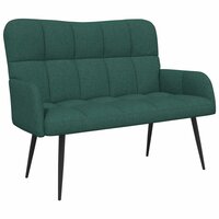 Twee Persoons Sofa Donkergroen 115 x 61 x 87 cm Stof 2