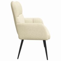 Twee Persoons Sofa Cr&egrave;me 115 x 61 x 87 cm Stof 5