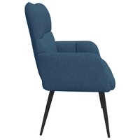 Twee Persoons Sofa Blauw 115 x 61 x 87 cm Stof 5