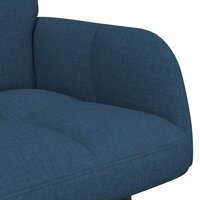 Twee Persoons Sofa Blauw 115 x 61 x 87 cm Stof 7