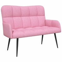 Twee Persoons Sofa Roze 115 x 61 x 87 cm Stof 2