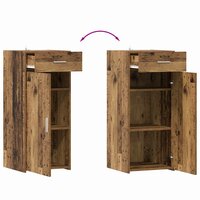 Opbergkast Oud Hout 40 x 42,5 x 93 cm Bewerkt hout 9