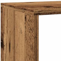Kamerscherm / boekenkast 143,5x29x143,5 cm hout oud hout 9