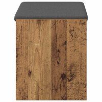 Halbank Oudhout 63 x 38 x 45 cm Ge&iuml;ndustrialiseerd hout en stof 6
