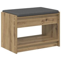 Halbank met kussen met plank Artisan Eik 63 x 38 x 45 cm 2