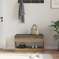 Halbank met kussen met plank Artisan Eik 83 x 38 x 45 cm 4