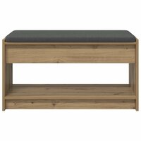 Halbank met kussen met plank Artisan Eik 83 x 38 x 45 cm 5