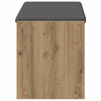 Halbank met kussen met plank Artisan Eik 83 x 38 x 45 cm 6