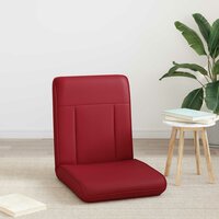 Vloerstoel Wijnrood 50 x 73 x 60 cm Nep Leer 3