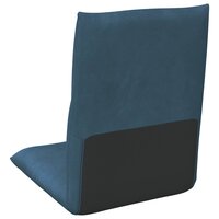 Vloerstoel Blauw 46 x 50 x 61 cm Fluweel 6