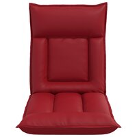 Vloerstoel Wijnrood 55 x 61 x 70 cm Nep Leer 4